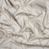 Cotton Canvas Print - Natural Willow Leaves - British Imported