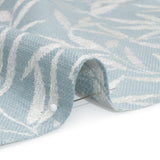 Chenille Drapery Jacquard - Pale Seaspray Willow Leaves - British Imported