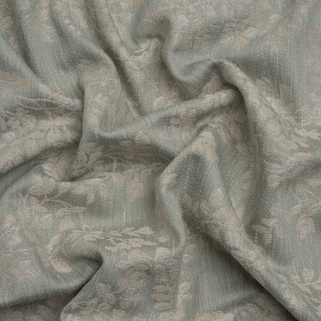 Drapery Jacquard - Sage Leaves on the Vine - British Imported