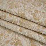 Drapery Jacquard - Linen Leaves and Buds - British Imported