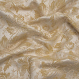 Drapery Jacquard - Linen Leaves and Buds - British Imported