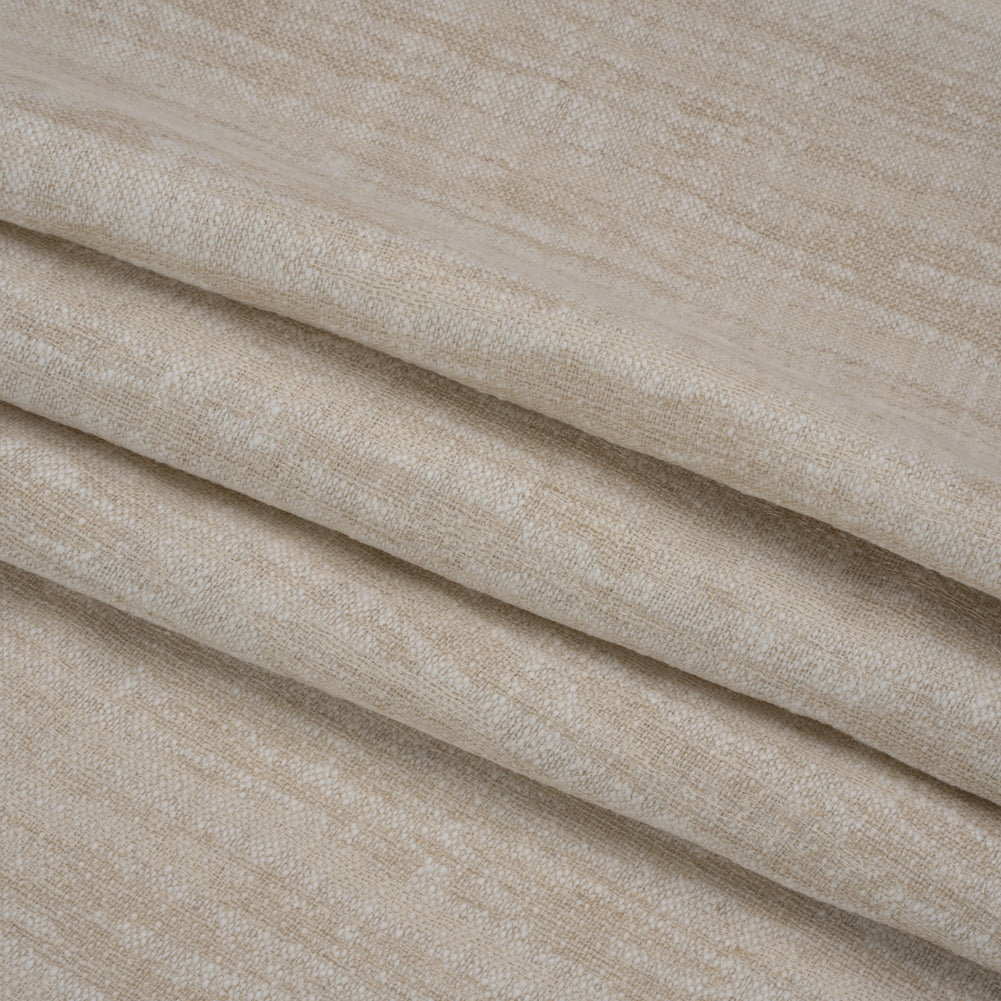 Drapery Jacquard - Pale Natural Abstract Streaks - British Imported