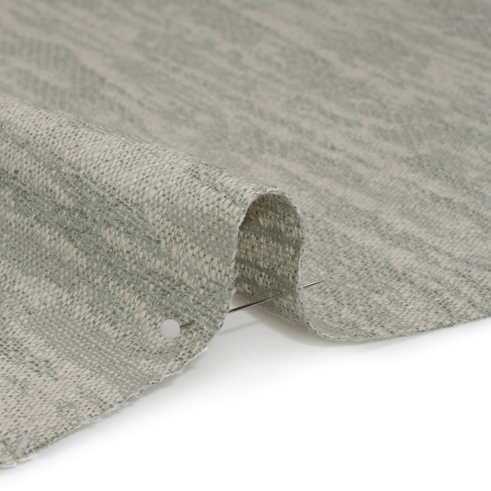 Drapery Jacquard - Sage Abstract Streaks - British Imported