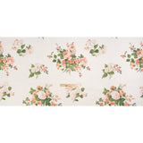 Brushed Cotton Canvas Print - Natural Elegant Floral - British Imported