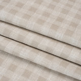 Drapery Woven - Almond Gingham - British Imported