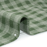 Drapery Woven - Bottle Green Gingham - British Imported