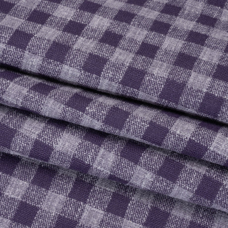 Drapery Woven - French Navy Gingham - British Imported