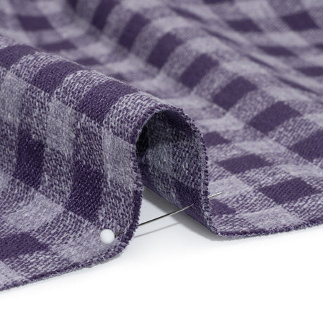 Drapery Woven - French Navy Gingham - British Imported