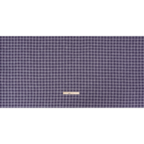 Drapery Woven - French Navy Gingham - British Imported