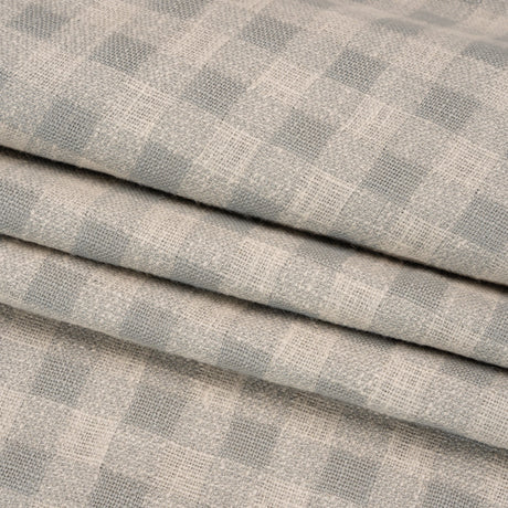 Drapery Woven - Steel Gingham - British Imported