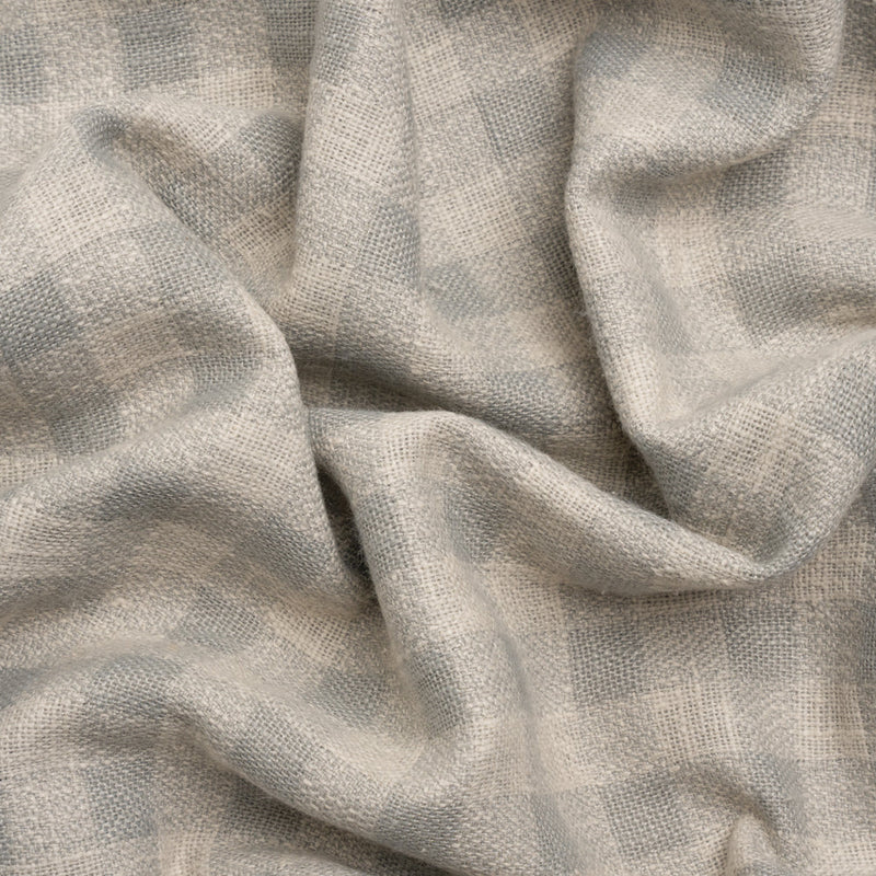 Drapery Woven - Steel Gingham - British Imported