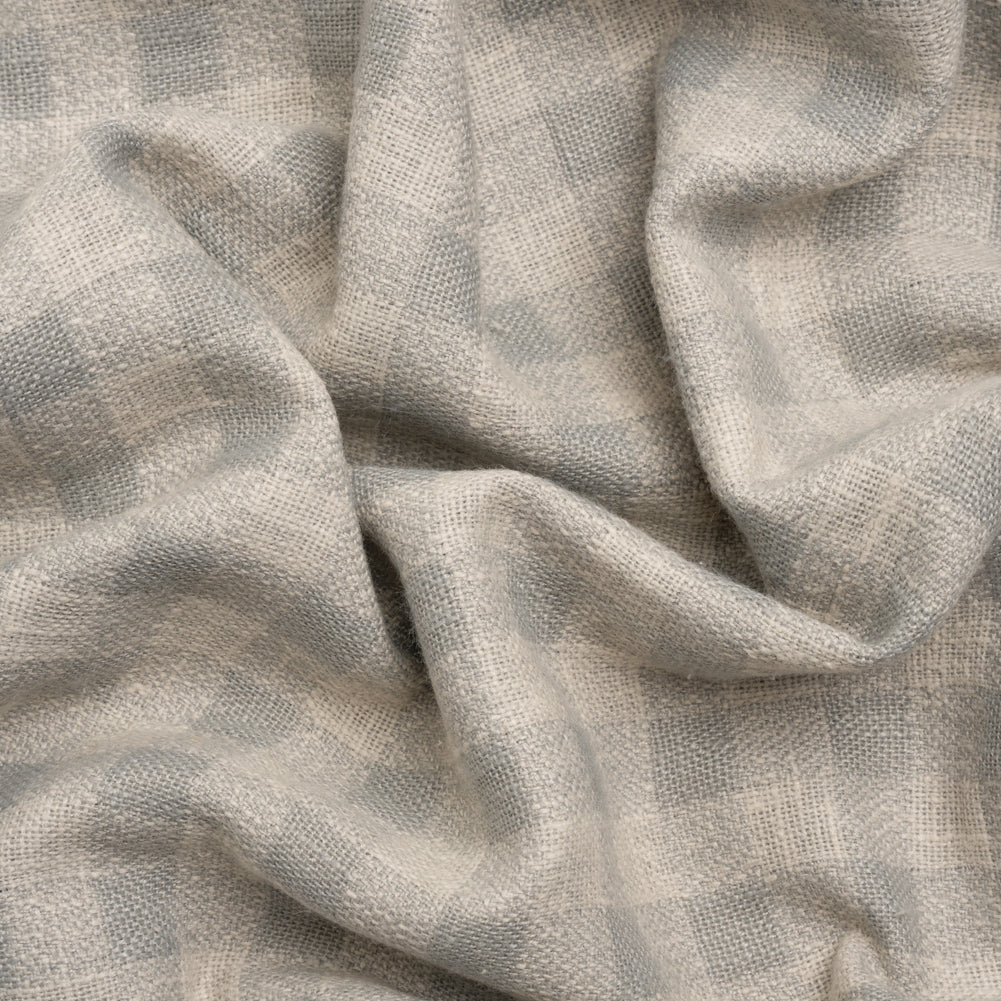 Drapery Woven - Steel Gingham - British Imported