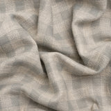 Drapery Woven - Steel Gingham - British Imported