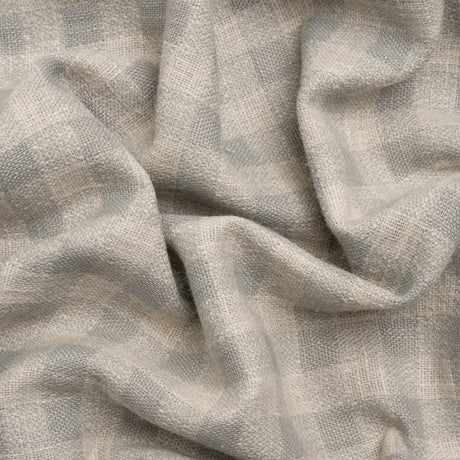 Drapery Woven - Steel Gingham - British Imported