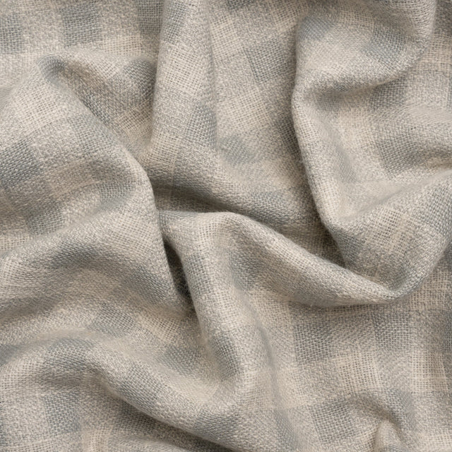 Drapery Woven - Steel Gingham - British Imported