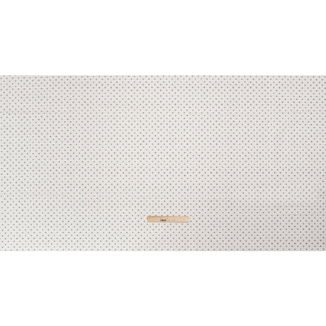 Slubbed Cotton Canvas Print - Steel Little Stars - British Imported
