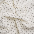 Slubbed Cotton Canvas Print - Steel Little Stars - British Imported