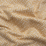 Chenille Jacquard - Dijon Geometric Basketweave - British Imported