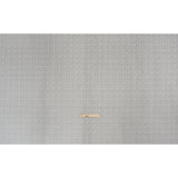 Chenille Jacquard - Steel Geometric Basketweave - British Imported