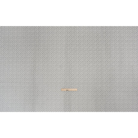 Chenille Jacquard - Steel Geometric Basketweave - British Imported