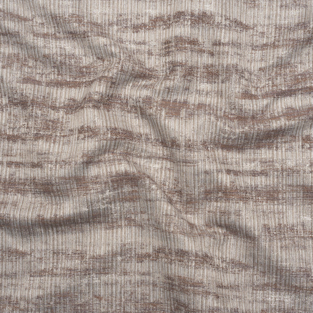 Textured Recycled Polyester Drapery Jacquard - Vintage Abstract - British Imported
