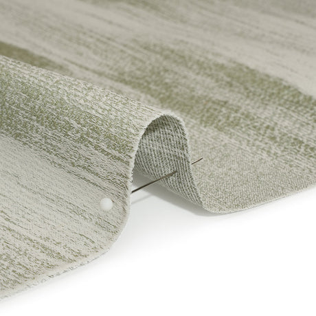 Recycled Polyester Jacquard - Ivy Brushstroke Striations - British Imported