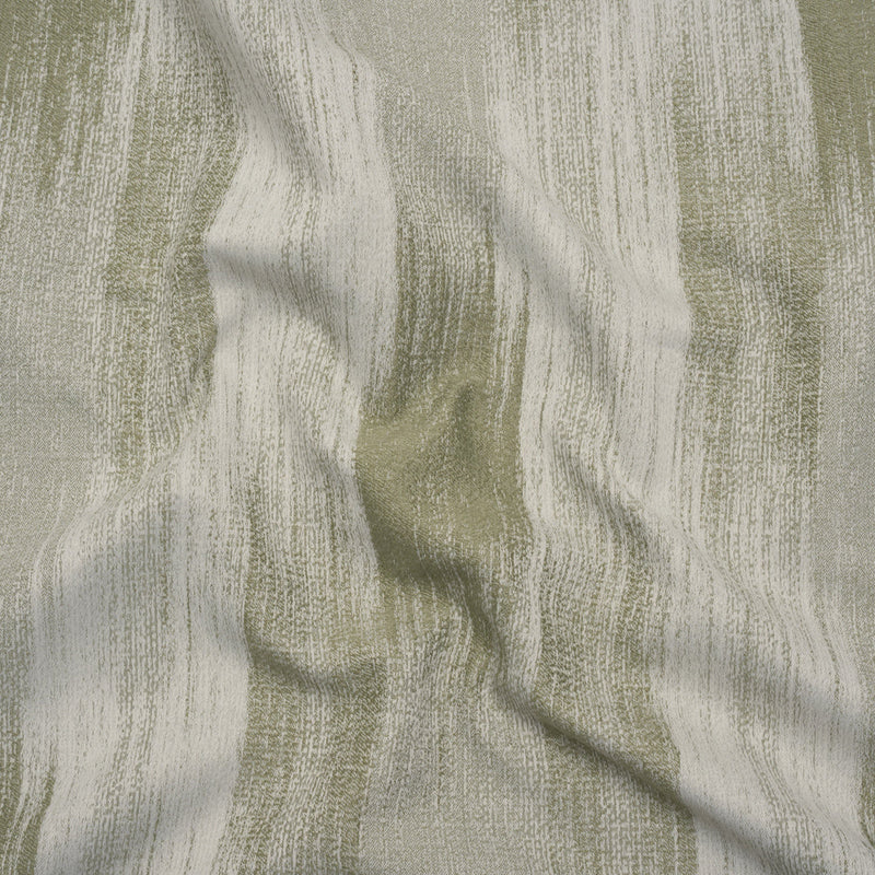 Recycled Polyester Jacquard - Ivy Brushstroke Striations - British Imported