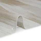 Recycled Polyester Jacquard - Oyster Brushstroke Striations - British Imported