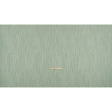 Embroidered Linen-Look Polyester Drapery Woven - Opal Leafy Wavy Lines and Watercolor Texture - British Imported