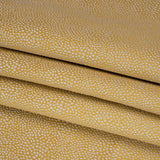 Recycled Polyester Jacquard - Buttercup Little All-Over Spots - British Imported