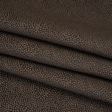 Recycled Polyester Jacquard - Chocolate Little All-Over Spots - British Imported