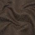 Recycled Polyester Jacquard - Chocolate Little All-Over Spots - British Imported