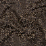 Recycled Polyester Jacquard - Chocolate Little All-Over Spots - British Imported