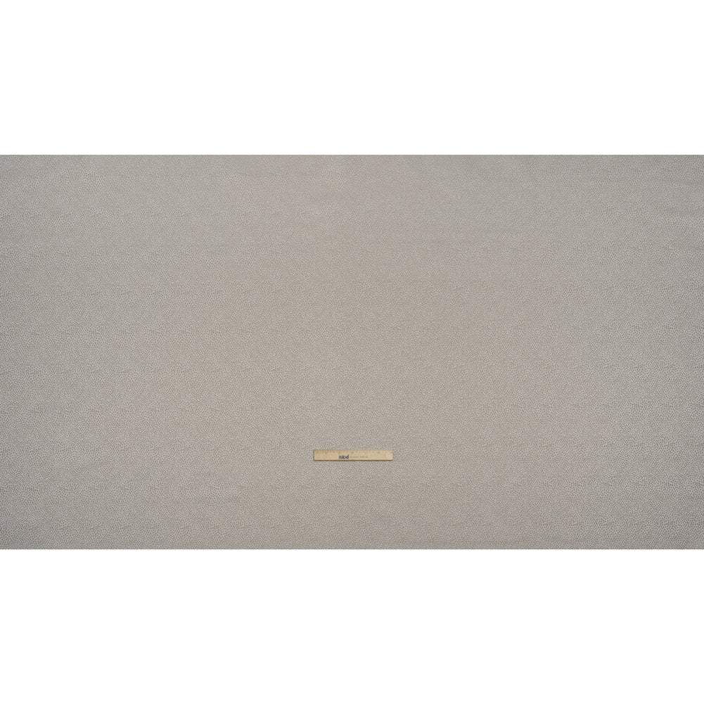 Recycled Polyester Jacquard - Dove Little All-Over Spots - British Imported