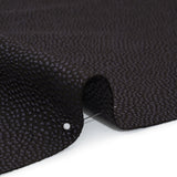 Recycled Polyester Jacquard - Ebony Little All-Over Spots - British Imported
