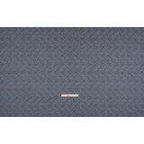 Recycled Polyester Jacquard - Indigo Little All-Over Spots - British Imported