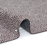 Recycled Polyester Jacquard - Mauve Little All-Over Spots - British Imported