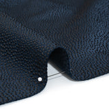 Recycled Polyester Jacquard - Midnight Little All-Over Spots - British Imported