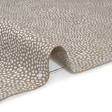 Recycled Polyester Jacquard - Nougat Little All-Over Spots - British Imported