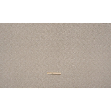 Recycled Polyester Jacquard - Nougat Little All-Over Spots - British Imported
