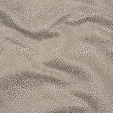 Recycled Polyester Jacquard - Nougat Little All-Over Spots - British Imported