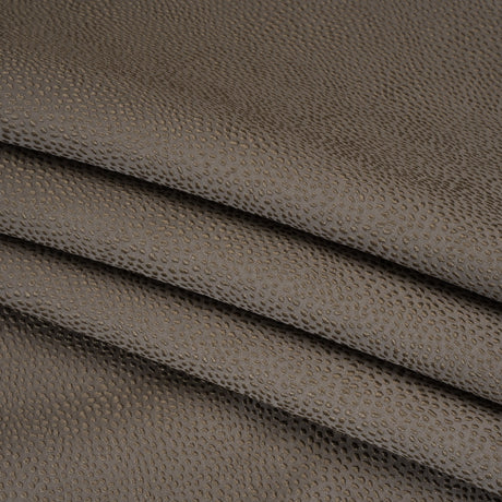 Recycled Polyester Jacquard - Otter Little All-Over Spots - British Imported