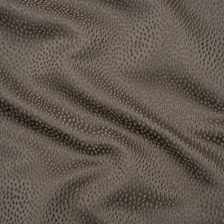 Recycled Polyester Jacquard - Otter Little All-Over Spots - British Imported