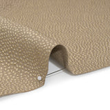 Recycled Polyester Jacquard - Taupe Little All-Over Spots - British Imported