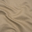 Recycled Polyester Jacquard - Taupe Little All-Over Spots - British Imported