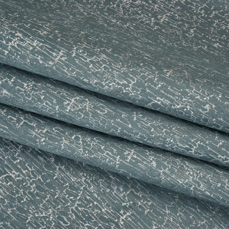 Satin-Face Jacquard - Sage Crackle - British Imported