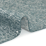 Satin-Face Jacquard - Sage Crackle - British Imported