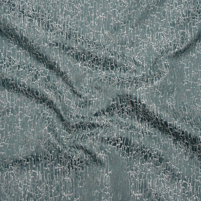 Satin-Face Jacquard - Sage Crackle - British Imported