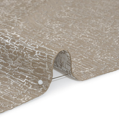 Satin-Face Jacquard - Truffle Crackle - British Imported