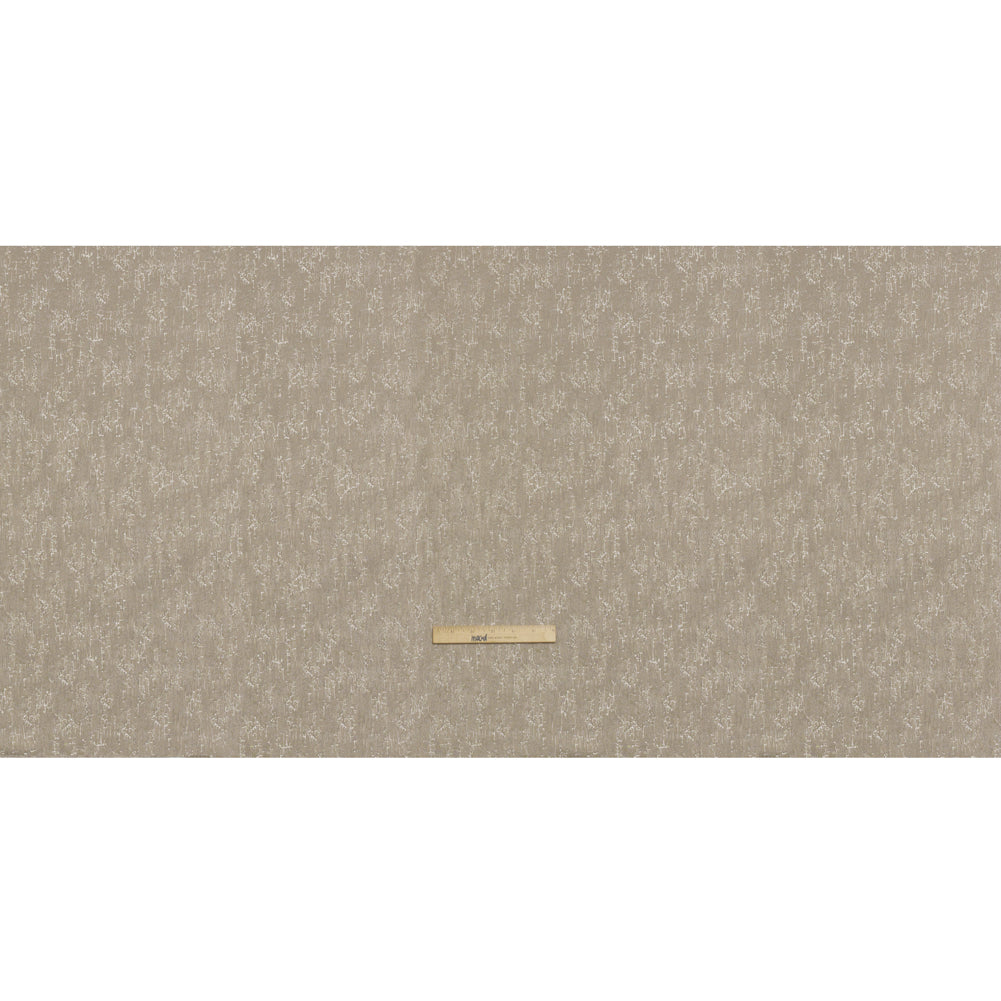 Satin-Face Jacquard - Truffle Crackle - British Imported
